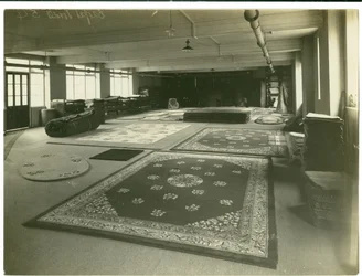 Showroom for Anglo-Turkey weaves, Carpet Trades, 1923
